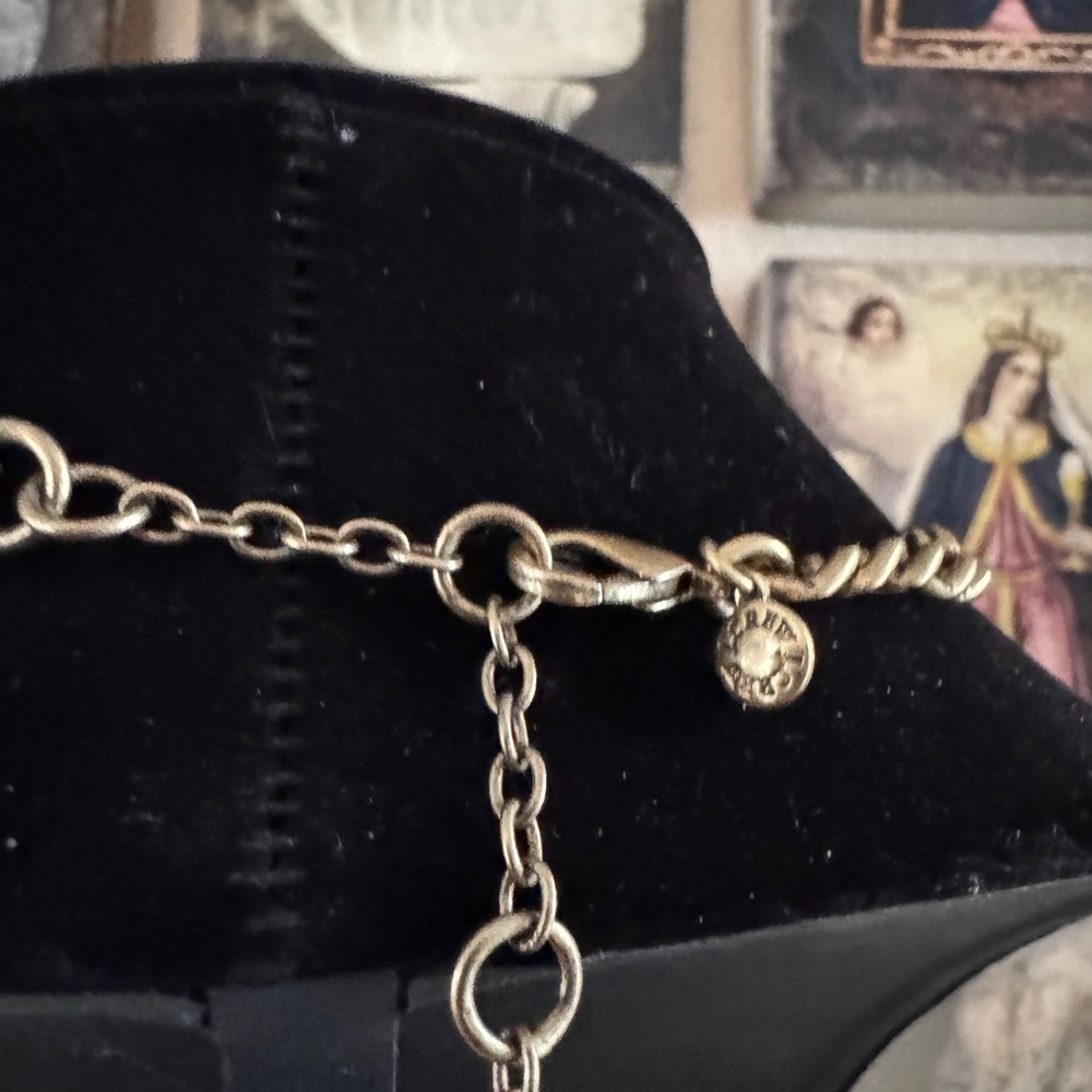 J. Crew Factory Statement Necklace – Coral & Crystal - Picture 3 of 6